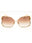 1002B8 - Gold / Gradient Brown Mirror Silver