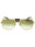 10028E - Polished gold / green gradient lense