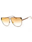 230 - STRIPED BROWN/Brown gradient