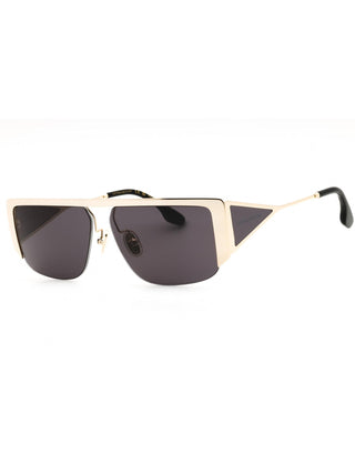 Victoria Beckham VB250S sunglasses featuring a sleek, oversized acetate frame in black with dark tinted lenses.