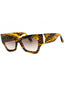 736 - TRANSLUCENT HORN/Brown Grey Gradient