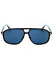 01V - shiny black  / blue