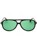 01N - shiny black  / green