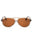 45E - shiny light brown / brown mirror
