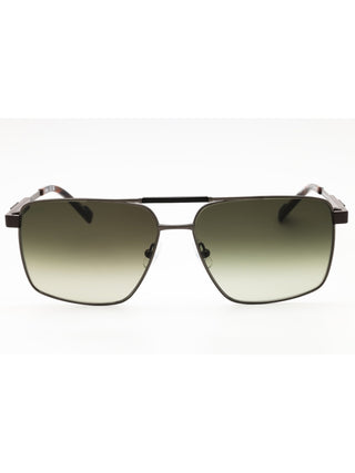 Zeiss ZS23136S sunglasses featuring a sleek black acetate frame and dark tinted lenses in a modern rectangular design.