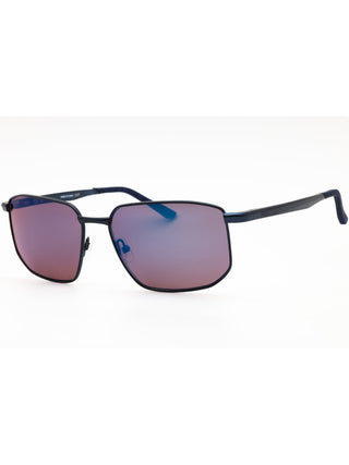 Zeiss ZS23139SP sunglasses featuring a sleek black acetate frame and dark grey polarized lenses in a classic design.