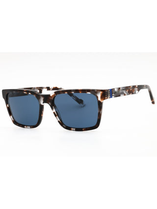 Zeiss ZS23527S sunglasses featuring a sleek black acetate frame with dark tinted lenses and a classic rectangular shape.