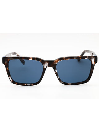 Zeiss ZS23527S sunglasses featuring a sleek black acetate frame and dark tinted lenses in a modern rectangular design.