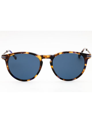 Zeiss ZS23713S sunglasses featuring a sleek black acetate frame and dark tinted lenses in a classic rectangular shape.