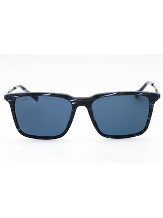 Zeiss ZS23716S sunglasses featuring a sleek black acetate frame and dark tinted lenses in a modern rectangular design.