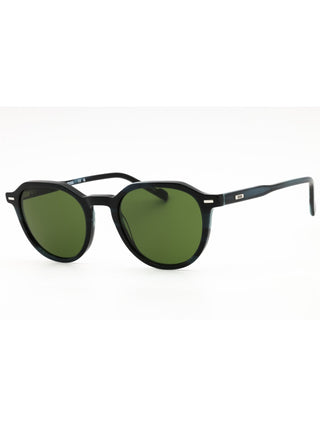 Zeiss ZS24543S sunglasses featuring a sleek black acetate frame and dark tinted lenses in a classic rectangular design.