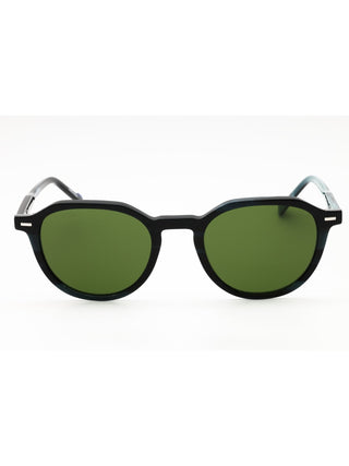 Zeiss ZS24543S sunglasses featuring a sleek black acetate frame and dark tinted lenses in a modern rectangular design.