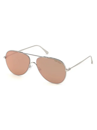 Tom Ford FT0695 Sunglasses Palladium Glanz / Bordeaux (S) Unisex-AmbrogioShoes