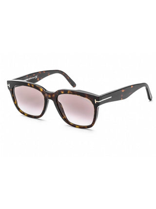 Tom Ford FT0714 Sunglasses Shiny Dark Havana / Brown Gradient (S) Unisex-AmbrogioShoes