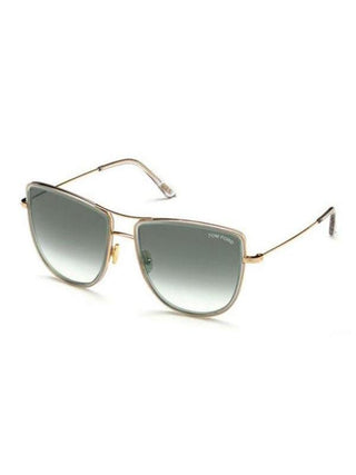 Tom Ford FT0759 Women's Sunglasses Shiny Rose Gold / Gradient Smoke-AmbrogioShoes