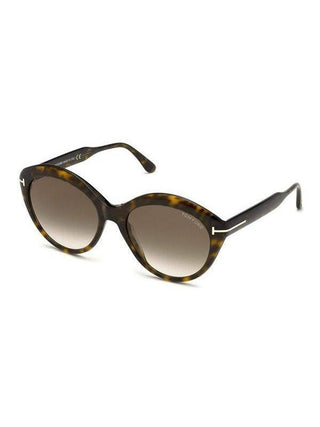 Tom Ford FT0763-F Sunglasses Dark Havana / Gradient Roviex (S) Unisex-AmbrogioShoes