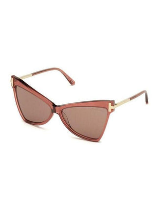 Tom Ford FT0767 Women's Sunglasses Shiny Pink / Violet (S)-AmbrogioShoes