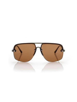 Tom Ford FT1003 Hugo Sunglasses Grey / Pink Unisex-AmbrogioShoes