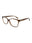 155 - Brown/Clear demo lens