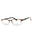 49 - Metalic brown/gold / Clear Lens