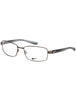 050 - BRUSHED GUNMETAL / Clear Lens