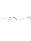 C01 - Shiny Gold/Silver / Clear Lens