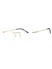 C01 - Shiny Gold/Silver / Clear Lens