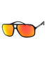 0003 W3 - Matte Black / Red HD Mirror Orange