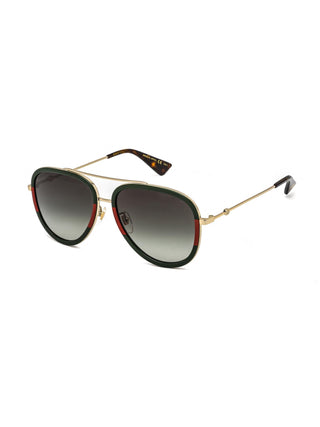 Gucci GG0062S  Metal Aviator  Women's Sunglasses