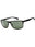 02Q - Matte Black / Green Mirror