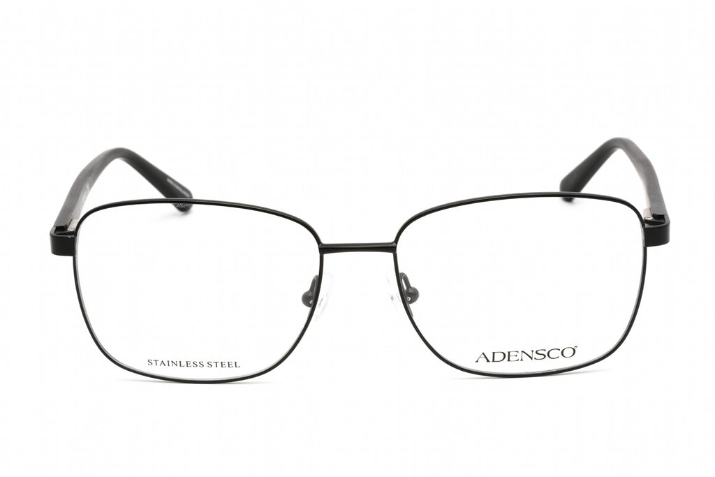 Adensco AD 138 Eyeglasses MATTE BLACK/clear demo lens Men's