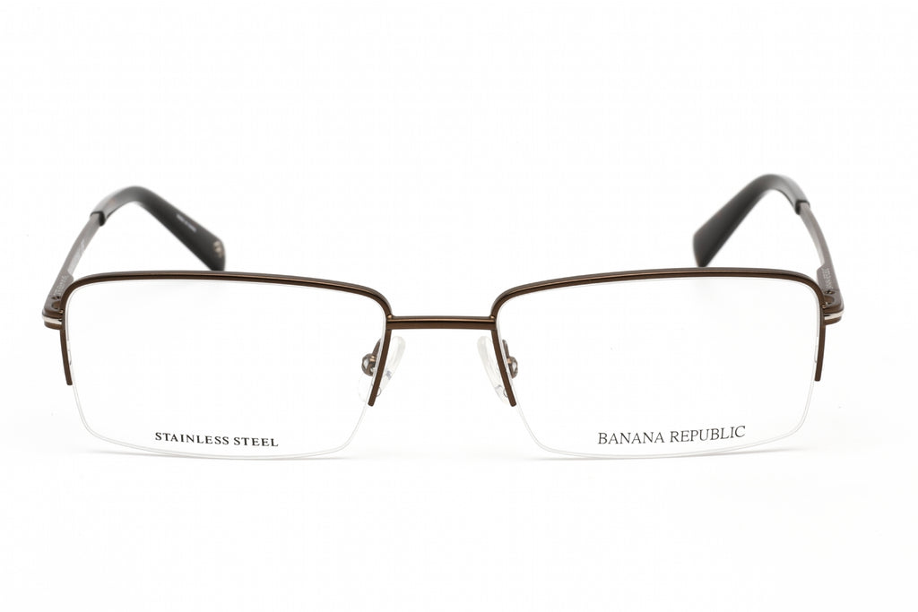 Banana Republic EMIL Eyeglasses Matte Brown / Clear demo lens Men's