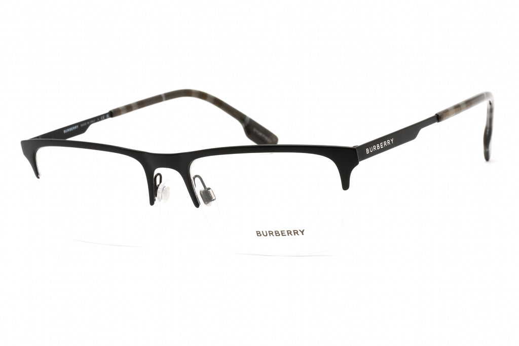 Burberry 0BE1344 Eyeglasses Matte Black/Clear demo lens Women's