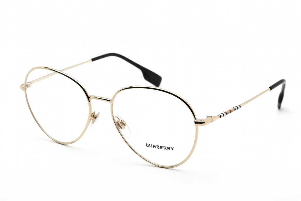 Burberry 0BE1366 Eyeglasses Light Gold/Clear demo lens Men's