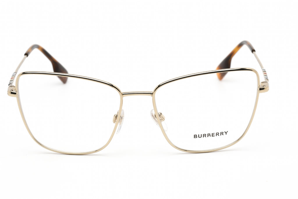 Burberry 0BE1367 Eyeglasses Light Gold/Clear demo lens Women's