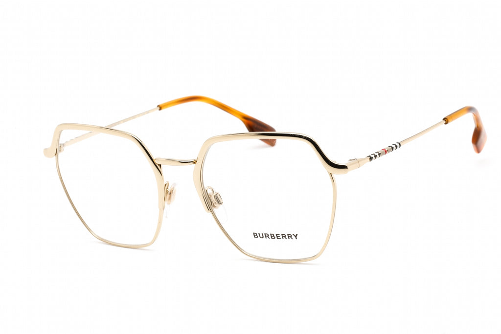 Burberry 0BE1371 Eyeglasses Light Gold/Clear demo lens Women's