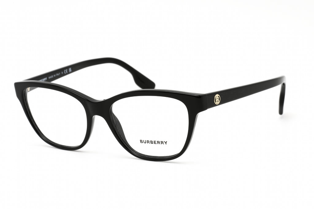 Burberry BE2346 Eyeglasses Black/Clear demo lens Women's