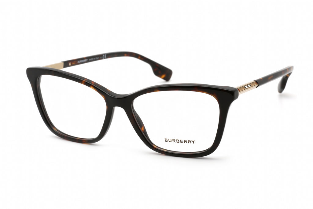 Burberry BE2348 Eyeglasses Dark Havana/Clear demo lens Women's