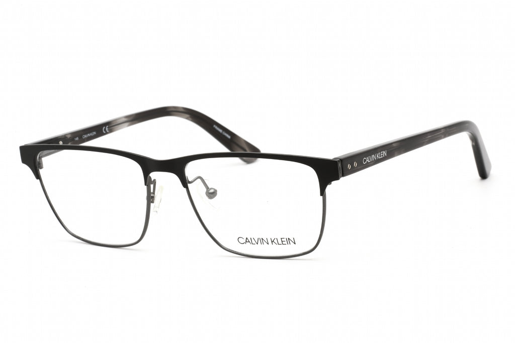 Calvin Klein CK18304 Eyeglasses SATIN BLACK/Clear demo lens Women's