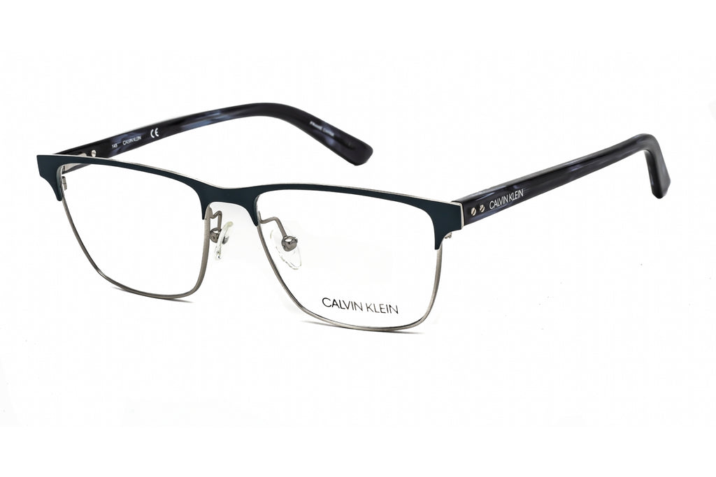 Calvin Klein CK18304 Eyeglasses SATIN NAVY/Clear demo lens Men's