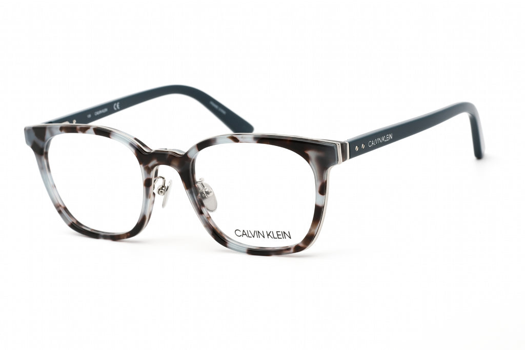 Calvin Klein CK18512 Eyeglasses LIGHT BLUE TORTOISE/Clear demo lens Women's