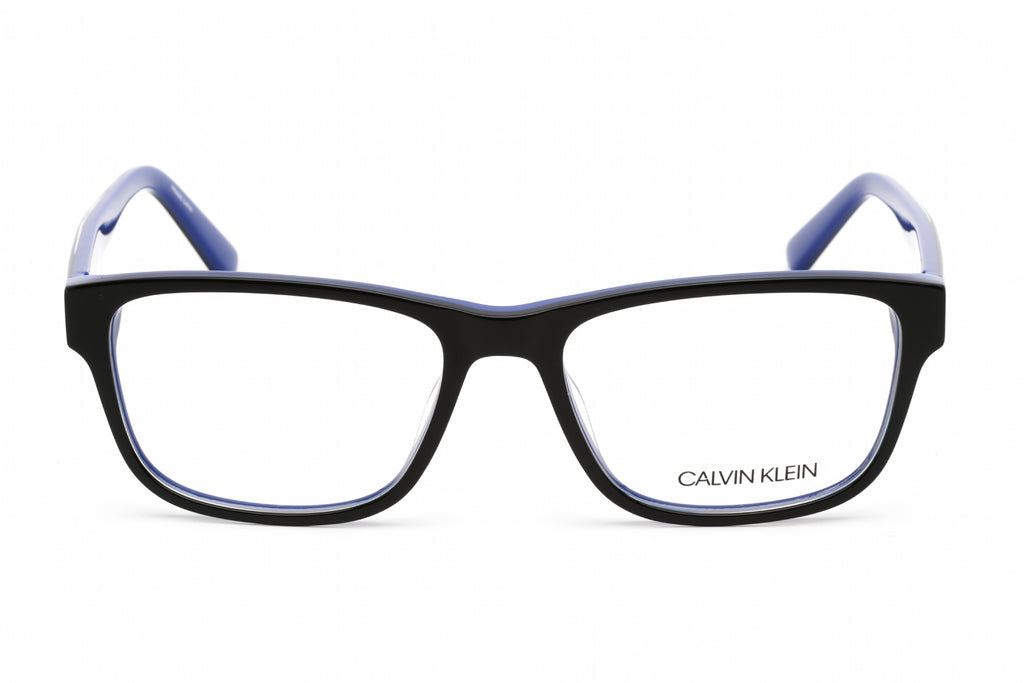 Calvin Klein CK18540 Eyeglasses BLACK/COBALT/Clear demo lens Men's