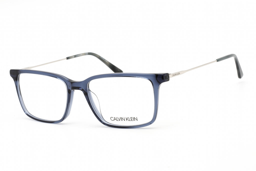 Calvin Klein CK18707 Eyeglasses Crystal Navy/Clear demo lens Men's
