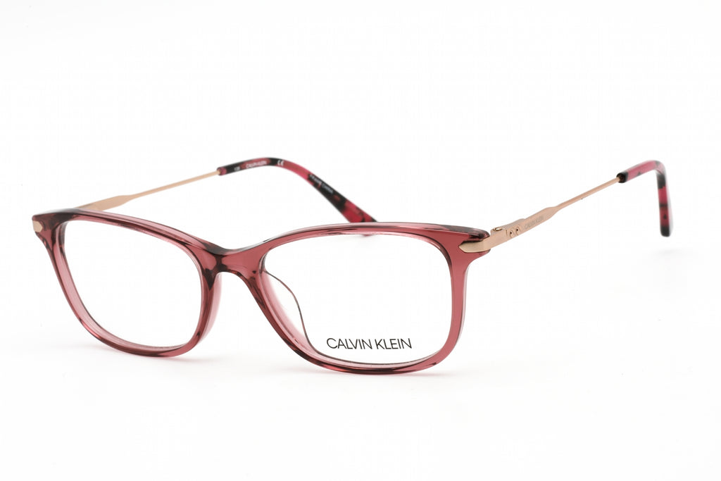 Calvin Klein CK18722 Eyeglasses Crystal Deep Rose / Clear Lens Women's