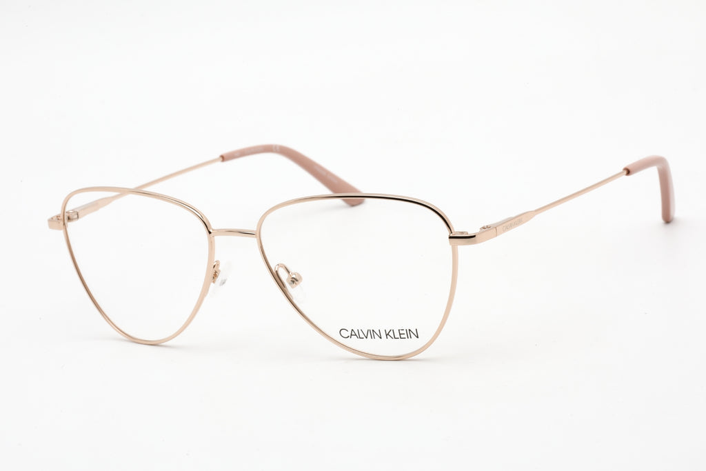 Calvin Klein CK20109 Eyeglasses ROSE GOLD/Clear demo lens Women's