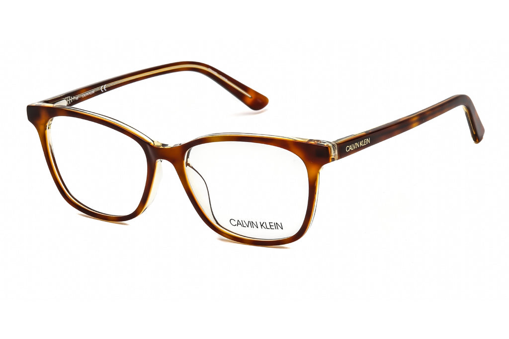 Calvin Klein CK20509 Eyeglasses Tortoise/Crystal Yellow / Clear Lens Women's