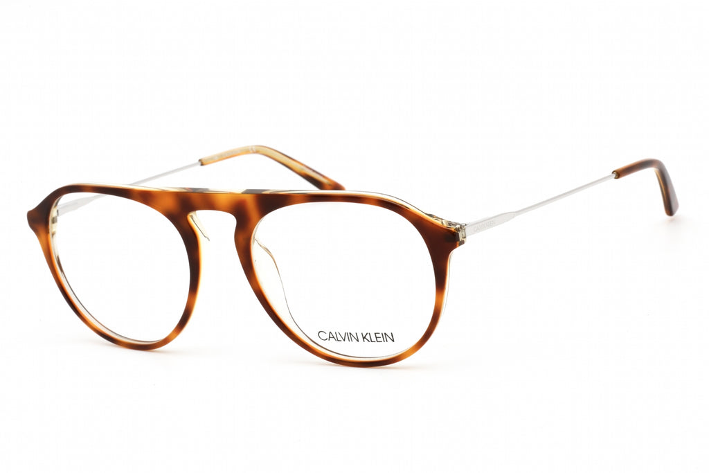 Calvin Klein CK20703 Eyeglasses TORTOISE/CRYSTAL YELLOW/Clear demo lens Women's