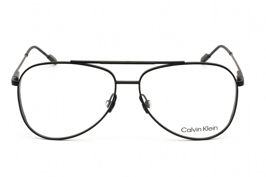 Calvin Klein CK21100 Eyeglasses MATTE BLACK/Clear demo lens Unisex