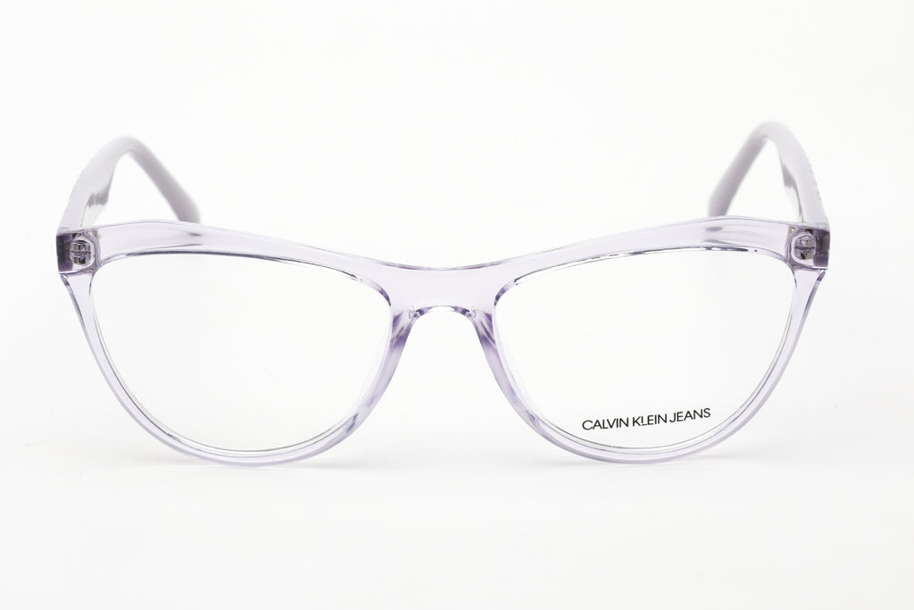 Calvin Klein Jeans CKJ19521 Eyeglasses CRYSTAL LILAC / Clear demo lens Women's