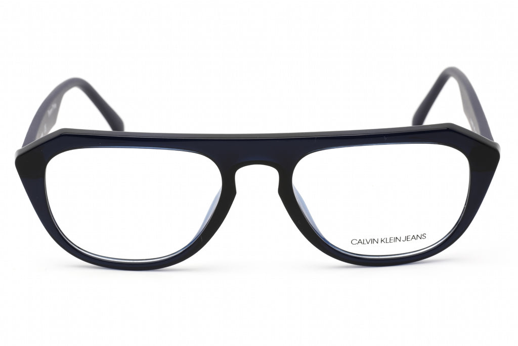 Calvin Klein Jeans CKJ19522 Eyeglasses CRYSTAL NAVY / Clear demo lens Men's